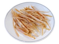 Dried salted sailfish shredded